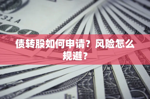 武汉债转股如何申请？风险怎么规避？